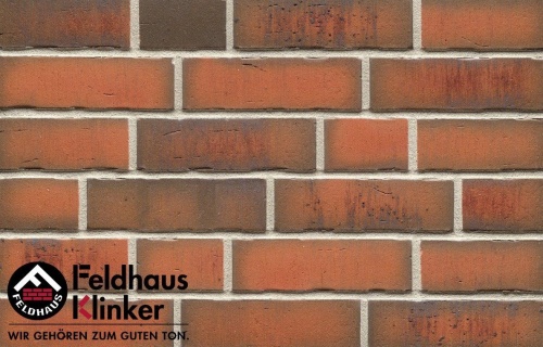 Фасадная плитка ручной формовки Feldhaus Klinker R767 vascu terracotta locata, 240*71*14 мм